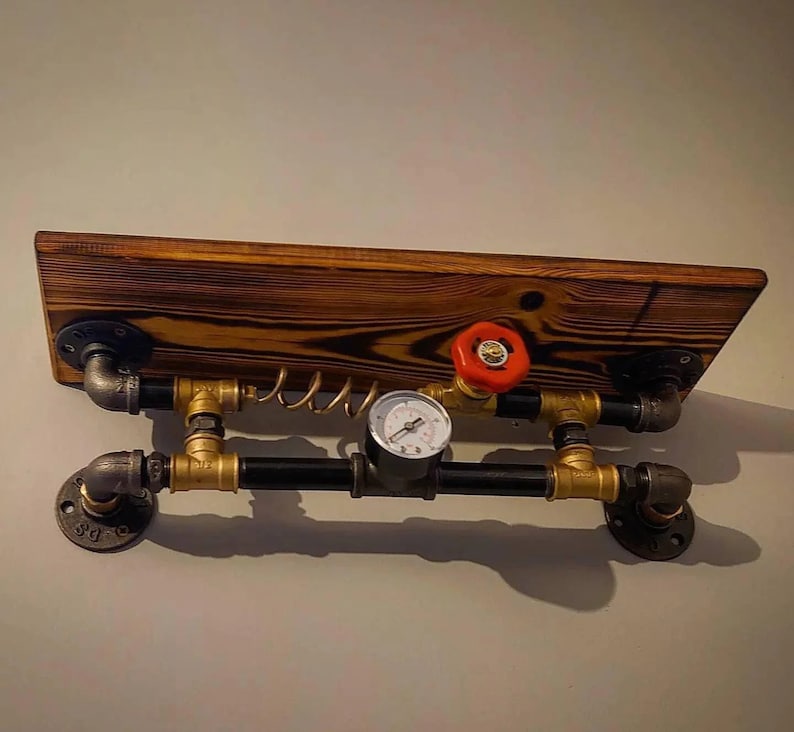Steampunk Rack Booth Steampunk Shelving Unit Retro Industrial Wall Art - Etsy