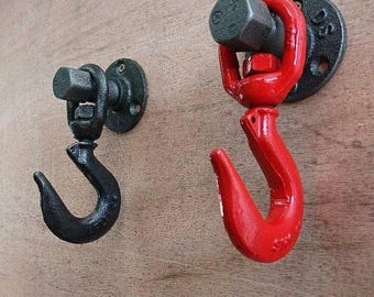 Steampunk Style Industrial Coat Hook for Unique Wall Decor