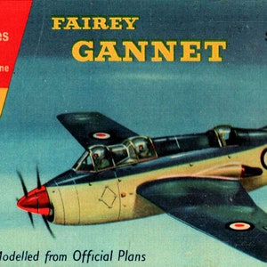 Frog 1/72 Fairey Gannet Royal Navy RN FAA ASW Patrol Aircraft Kit# 331p (1956)