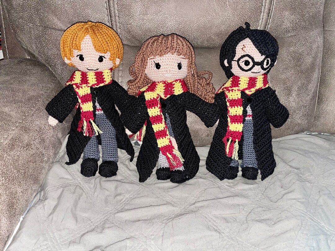 Harry Potter Crochet Doll Set Etsy
