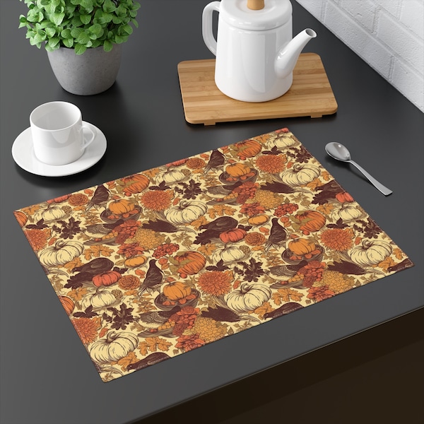Fall Leaf Placemats Etsy