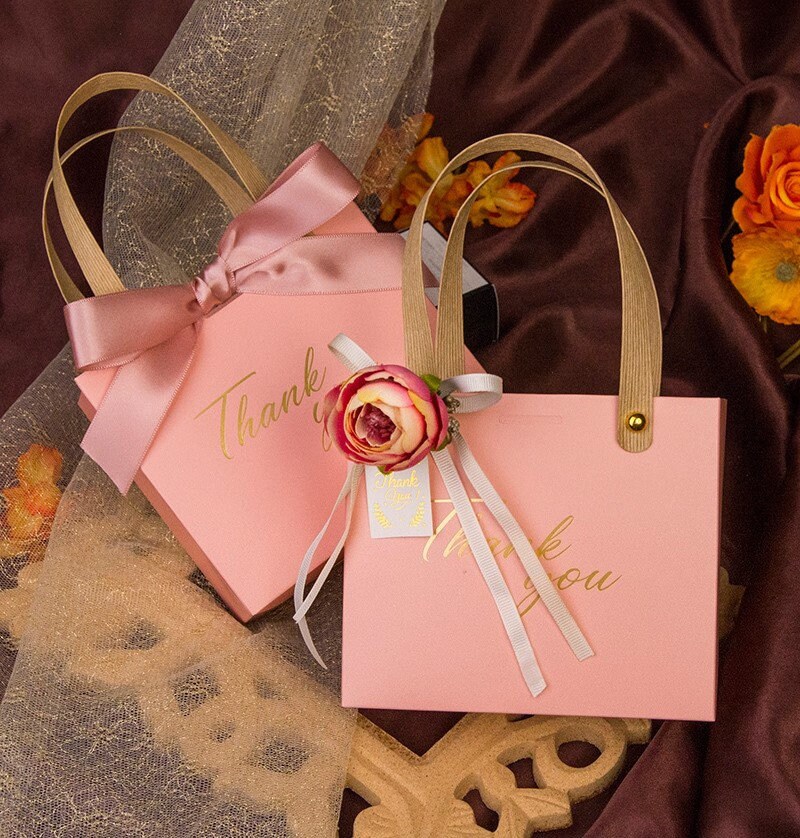 15-Pack Metallic Rose Gold Gift Bags with Handles for Valentine's Day,  Bridal Shower, Wedding, Engagement, Anniversary, Birthday, Baby Shower,  Mothers Day (8x10x4 in)