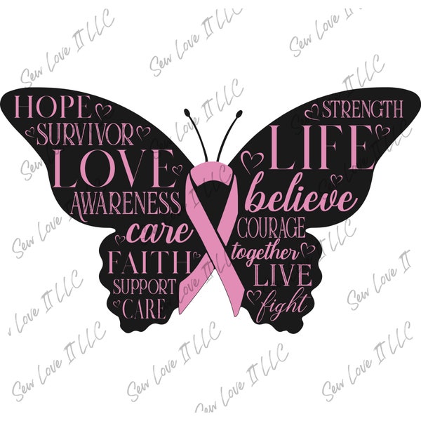 Cancer Butterfly - Etsy