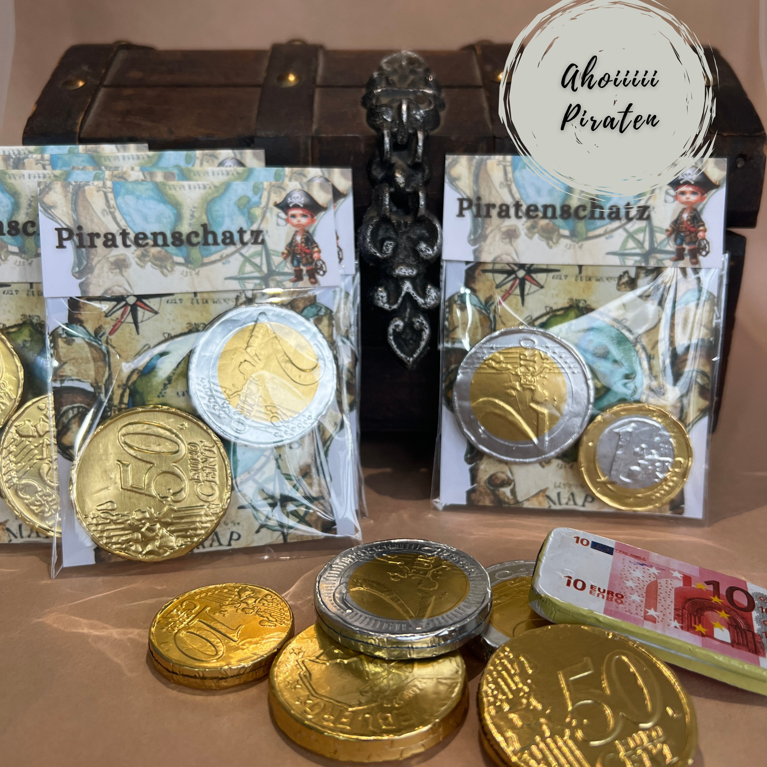 Bomtop Piratenschatz Set - 160 Teile Mit Goldmünzen & Edelsteinen