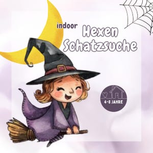 魔女の宝探し、印刷できる宝探しゲーム、子供の誕生日マジック、屋内、4 5 6 7 8歳、誕生日のアイデアゲーム、屋内、マジック