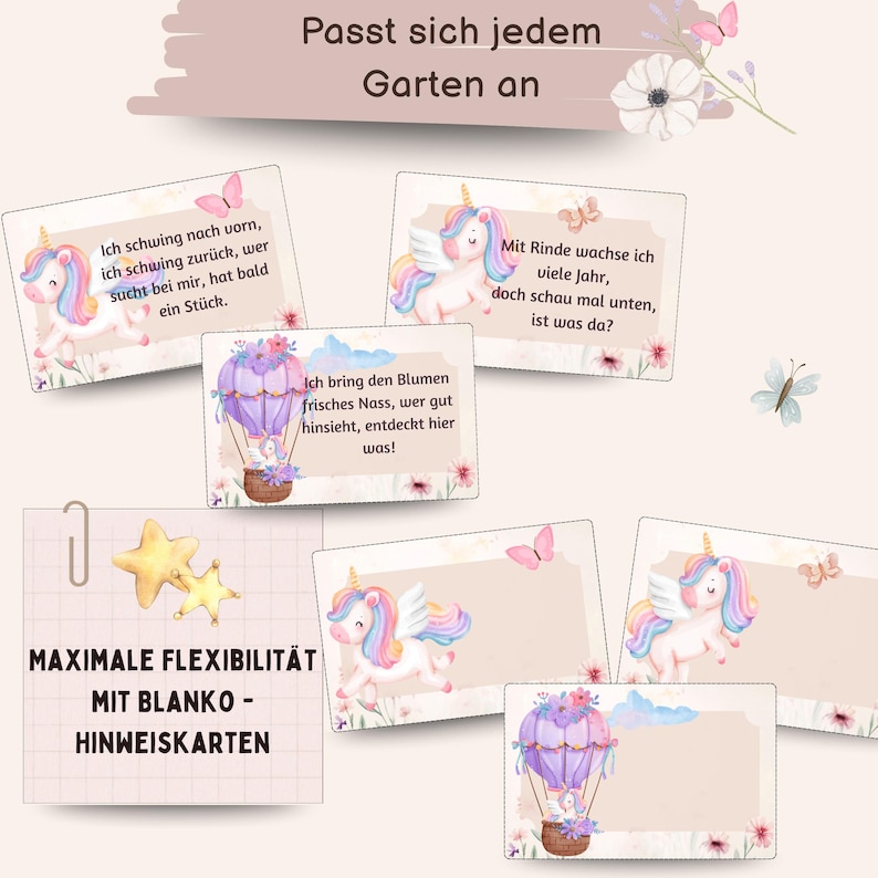 Unicorn Treasure Hunt Printable – Exciting scavenger hunt for the garden, children's birthdays & outdoor adventures for ages 4-8 with certificate, PDF image 3