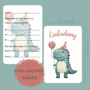 Children's birthday invitation, birthday invitation, dinosaur, invitation cards, children's birthday, cards, first birthday, dino party