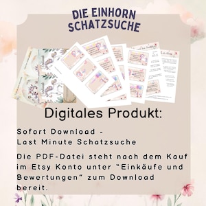 Unicorn Treasure Hunt Printable – Exciting scavenger hunt for the garden, children's birthdays & outdoor adventures for ages 4-8 with certificate, PDF image 7