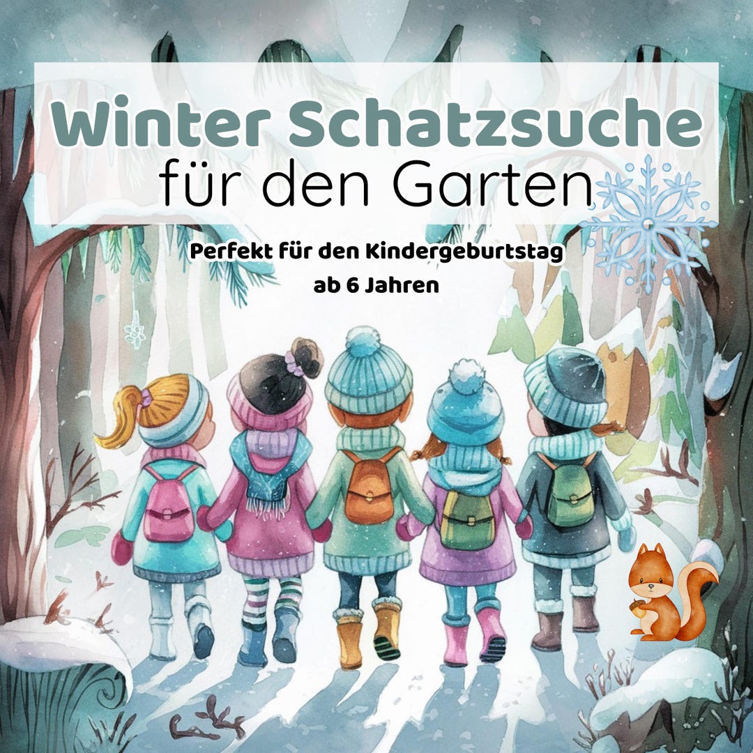 Winter Treasure Hunt to Print – Exciting Scavenger Hunt for the Garden ...