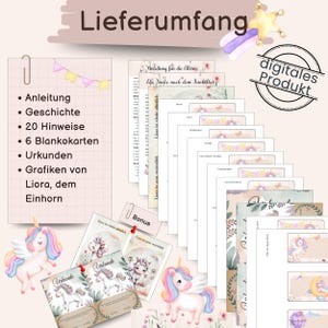 Unicorn Treasure Hunt Printable – Exciting scavenger hunt for the garden, children's birthdays & outdoor adventures for ages 4-8 with certificate, PDF image 2