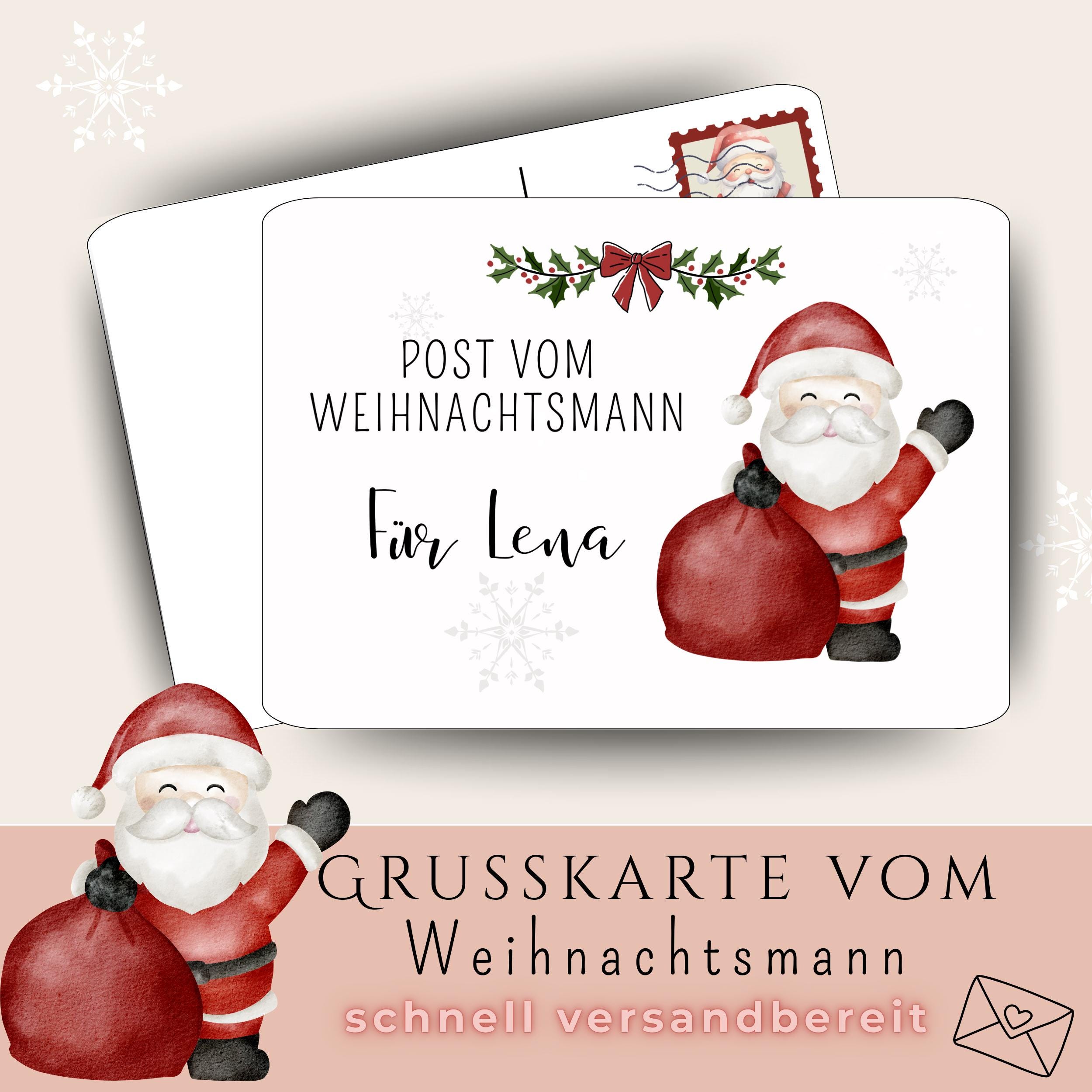 Brief An Den Weihnachtsmann Zum Ausmalen Und Ausfüllen
