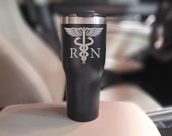 Personalized Tumbler, Engraving Gift, Name, Phrase, Logo, or Custom Design Perfect Bridesmaid, Father's Day Gift, 30 Oz. Custom Tumbler Gift