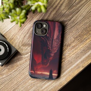 Dragon Phone Case, iPhone Case, Galaxy Case, Red Dragon Phone Case, Fantasy Phone Case, Fantasy Art, Dragon Art, Dragon Lover Gift