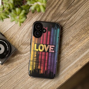 iPhone Case, Galaxy Case, 80&#39;s Vintage Retro Love Design Case, Protective Cellphone Case, Cool 80&#39;s Art, Colorful Case, 80&#39;s Phone Case