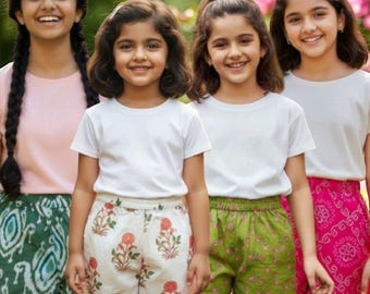 Kids Cotton Shorts Jaipur Cotton Baby Kids Girls