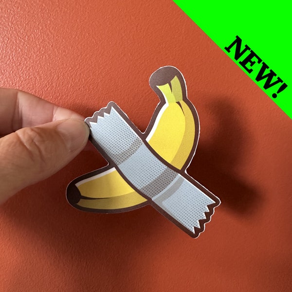 Duct Tape Banana Art Etsy