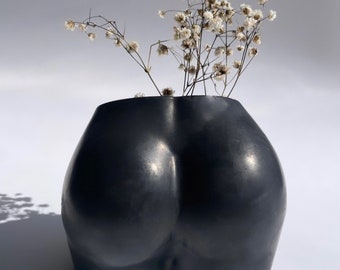 Booty Vase | Derrière Concrete Vase | Woman’s Butt Planter | Bubble Butt Pen Holder | Cheeky Decor | Succulent Planter