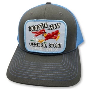 Rooster Run General Store Kentucky Richardson 112 Trucker Snapback Hat Cap Vintage Style Patch Retro Throwback