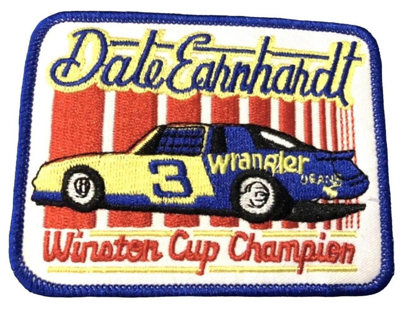 Vintage Style Nascar Racing Sew Iron Patch Dale Earnhardt Sr