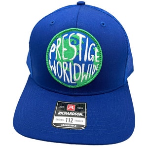 Prestige Worldwide Step Brothers Movie Richardson 112 Trucker Snapback Hat Cap Vintage Style Patch Throwback