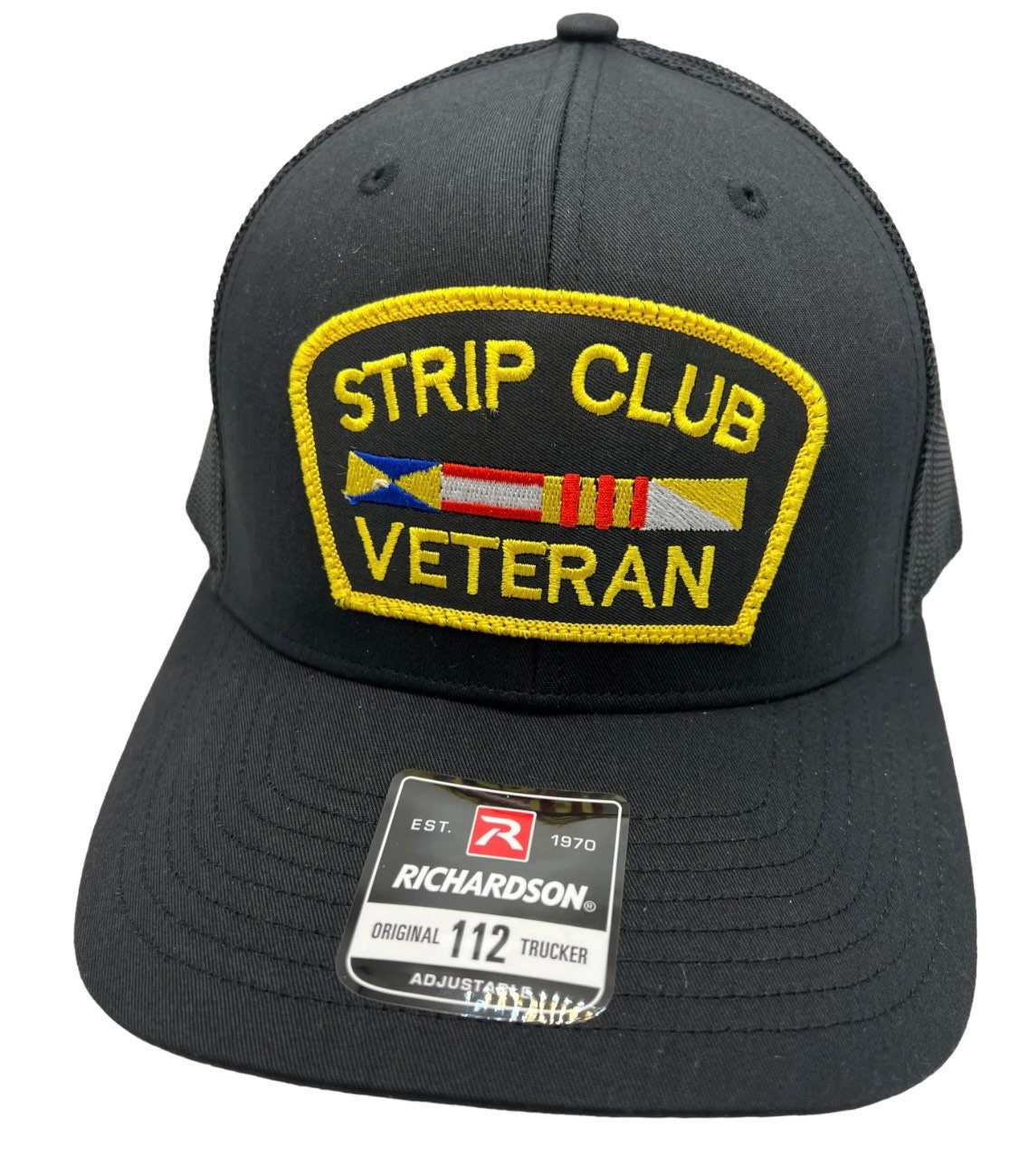 Strip Club Veteran Funny Adult Humor Richardson 112 Trucker  display picture 1