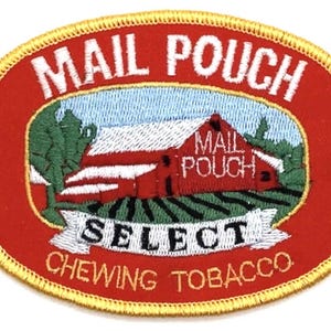 Mail Pouch Chewing Tobacco Vintage Style Retro Iron Sew On Patch Cap Hat Jacket