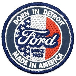 Ford Motorsports Truck American Car Vintage Style Retro Patch Iron Racing