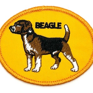 Beagle Hunt Rabbit Hunting Dog Puppy Patch Iron Vintage Retro Style Hat Cap