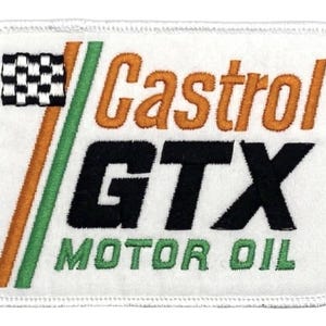 Castrol GTX Motor Oil Patch RetroVintage Style Hot Rod RacingNASCAR NHRA Hat