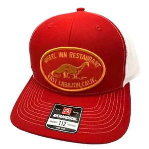 Wheel Inn Restaurant Pee Wee Herman Movie Richardson 112 Trucker Snapback Hat Cap Vintage Style Patch Throwback
