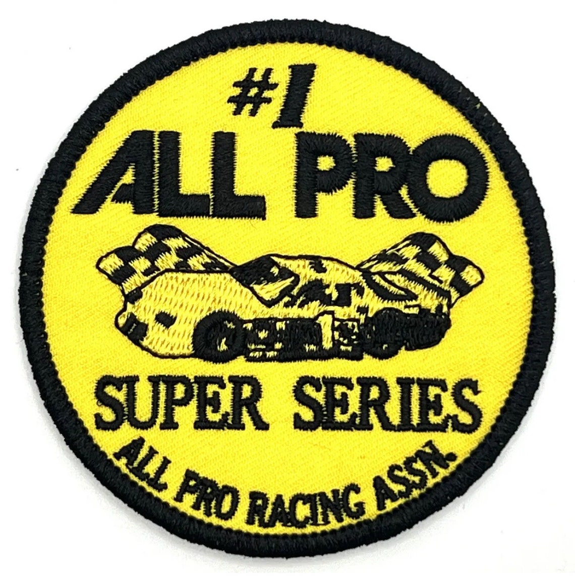 All Pro NASCAR Late Model Racing Iron Sew on Patch Retro Vintage Style ...