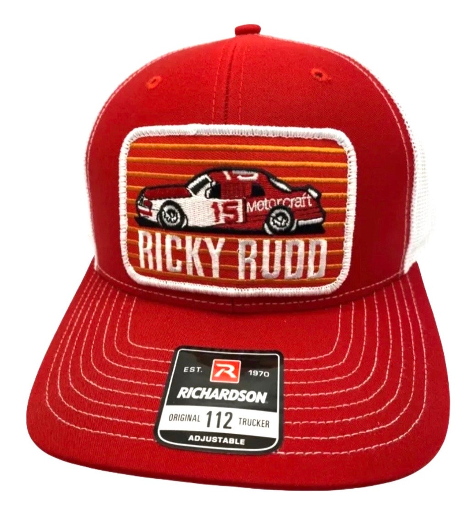 Ricky Rudd Throwback Ricky Rudd Nascar Racing Richardson 112 Trucker Snapback Hat Cap ...