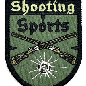 Skyttesport Amerikansk hjortjägare Gevärsmärke Vintage Retrostil