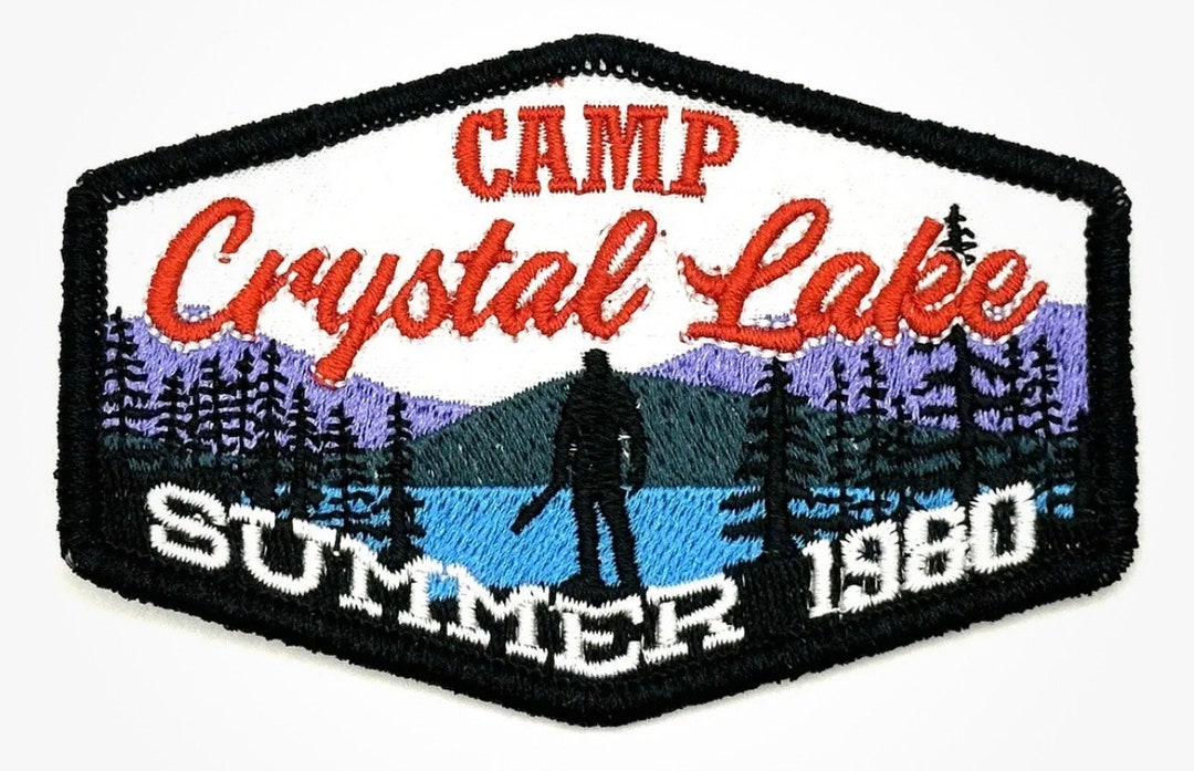 Camp Crystal Lake Halloween Horror Movie Retro Vintage Style Patch