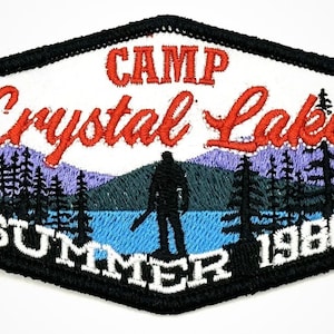 Camp Crystal Lake Halloween Horror Movie Retro Vintage Style Patch Cap Hat