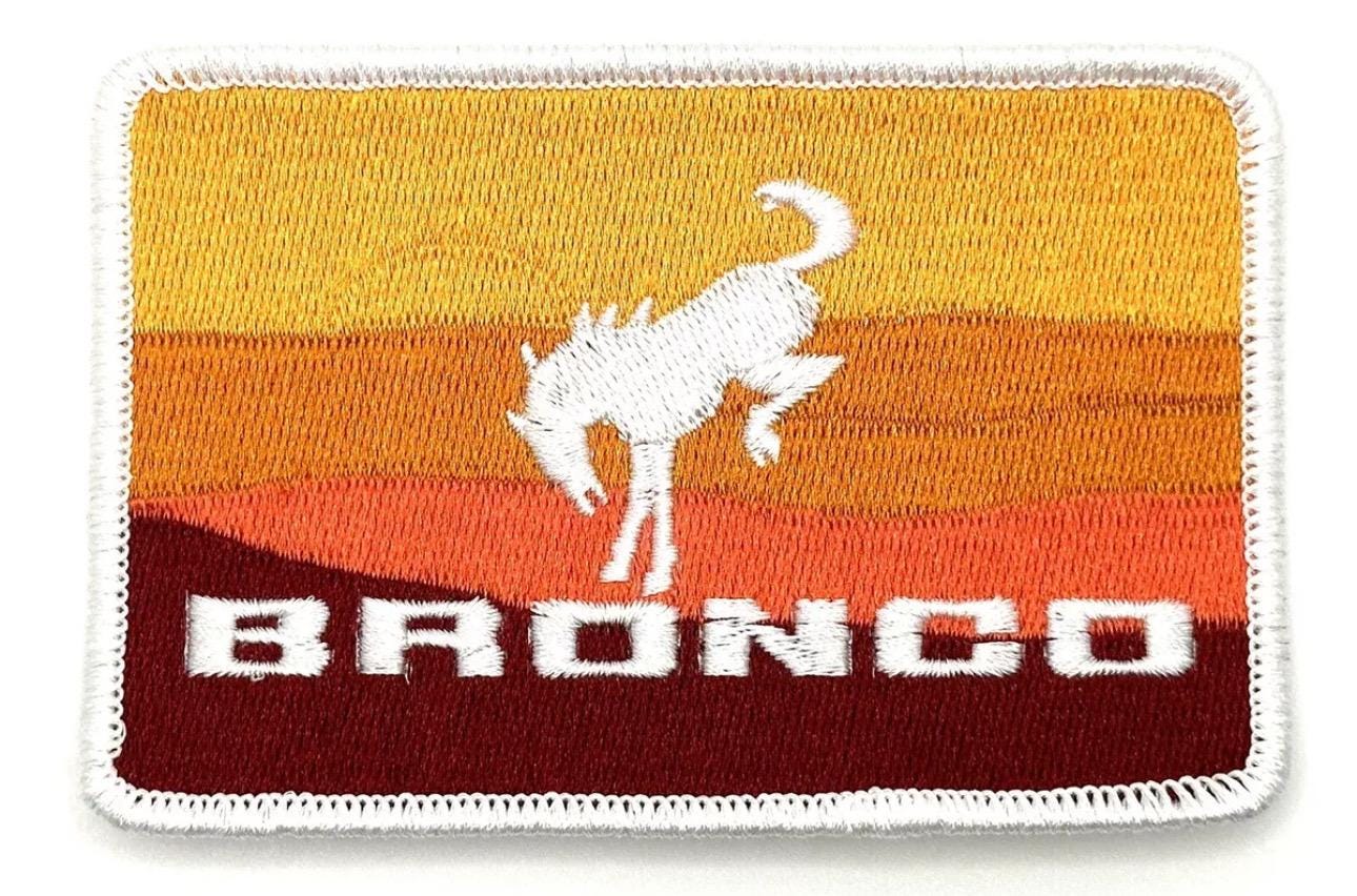 Ford Bronco Truck SUV Automotive Vintage Style Retro Patch Iron Cap Hat Racing