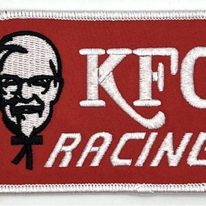 Parche de KFC Racing NASCAR Kentucky Waltrip para planchar o coser en gorra estilo vintage retro