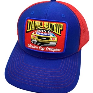 Darrell Waltrip #11 Nascar Racing Richardson 112 Trucker Snapback Hat Cap Vintage Style Patch Retro Throwback