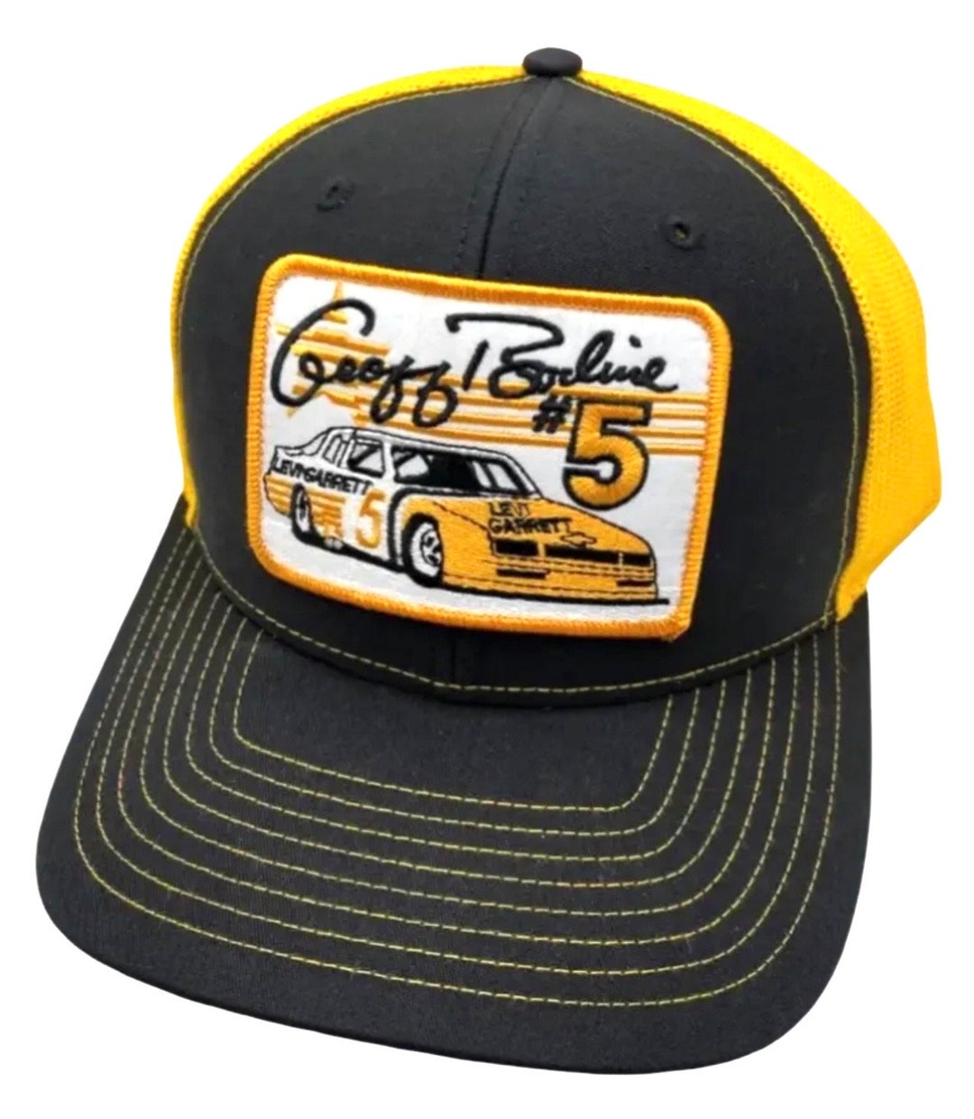 Geoff Partch Geoff Bodine Nascar Racing Richardson 112 Trucker Snapback Hat Cap ...