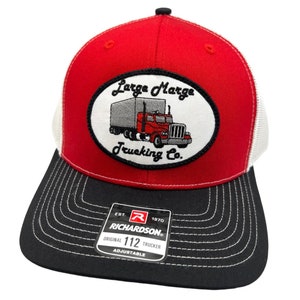 Large Marge Trucking Company Pee Wee Herman Movie Richardson 112 Trucker Snapback Hat Cap Vintage Style Patch Throwback