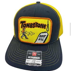 Tombstone Arizona Boot Hill Western Cowboy Movie Richardson 112 Trucker Snapback Hat Cap Vintage Style Patch Retro Throwback