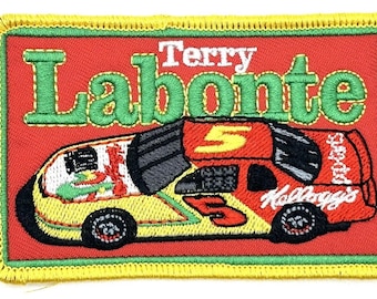 Terry Labonte Kelloggs Chevy NASCAR Racing-märke Vintage Retro-stil Stryk-på