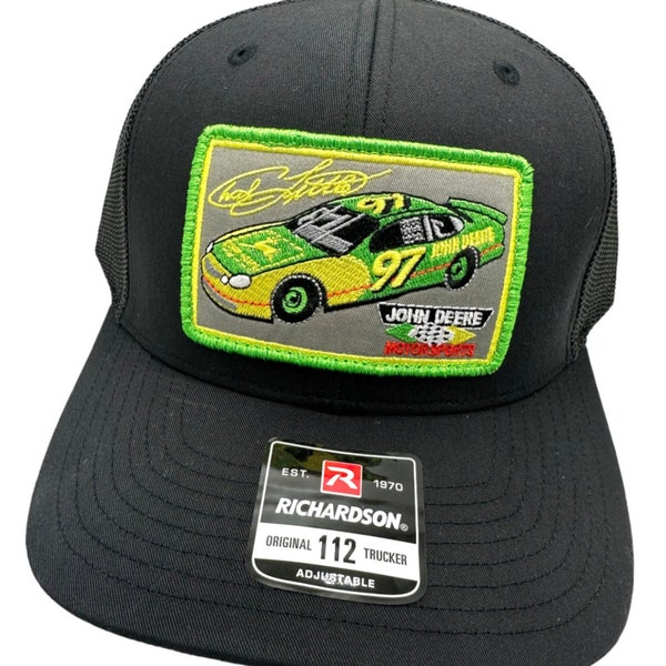 Casquette Trucker John Deere - Noir Et Charbon, Dos Mesh, Réglable - Richardson USA