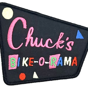Chucks Bike O Rama Pee Wee Herman Movie Retro Vintage Style Patch Cap Hut