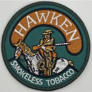 Hawken Chewing Tobacco Dip Snuff Vintage Style Retro Aufnäher Aufnäher Racing