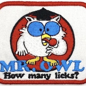 Mr. Owl Tootsie Pop Retro Throwback Patch Vintage Style Retro Hat Cap