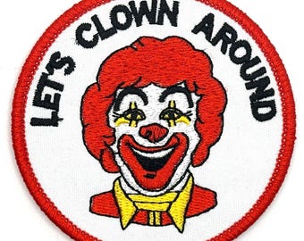 Ronald McDonald’s Let’s Clown Around Fast Food Vintage Style Retro Patch Hat Cap