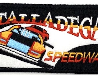 Talladega Speedway NASCAR Raceway Retro Vintage Style Patch Alabama Racing Cap
