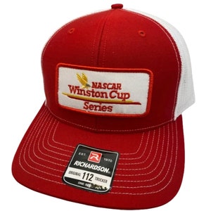 Find NASCAR Winston Racing Patch 5-1/8 Inches Long Size Vintage Iron On Embroidered I1766872