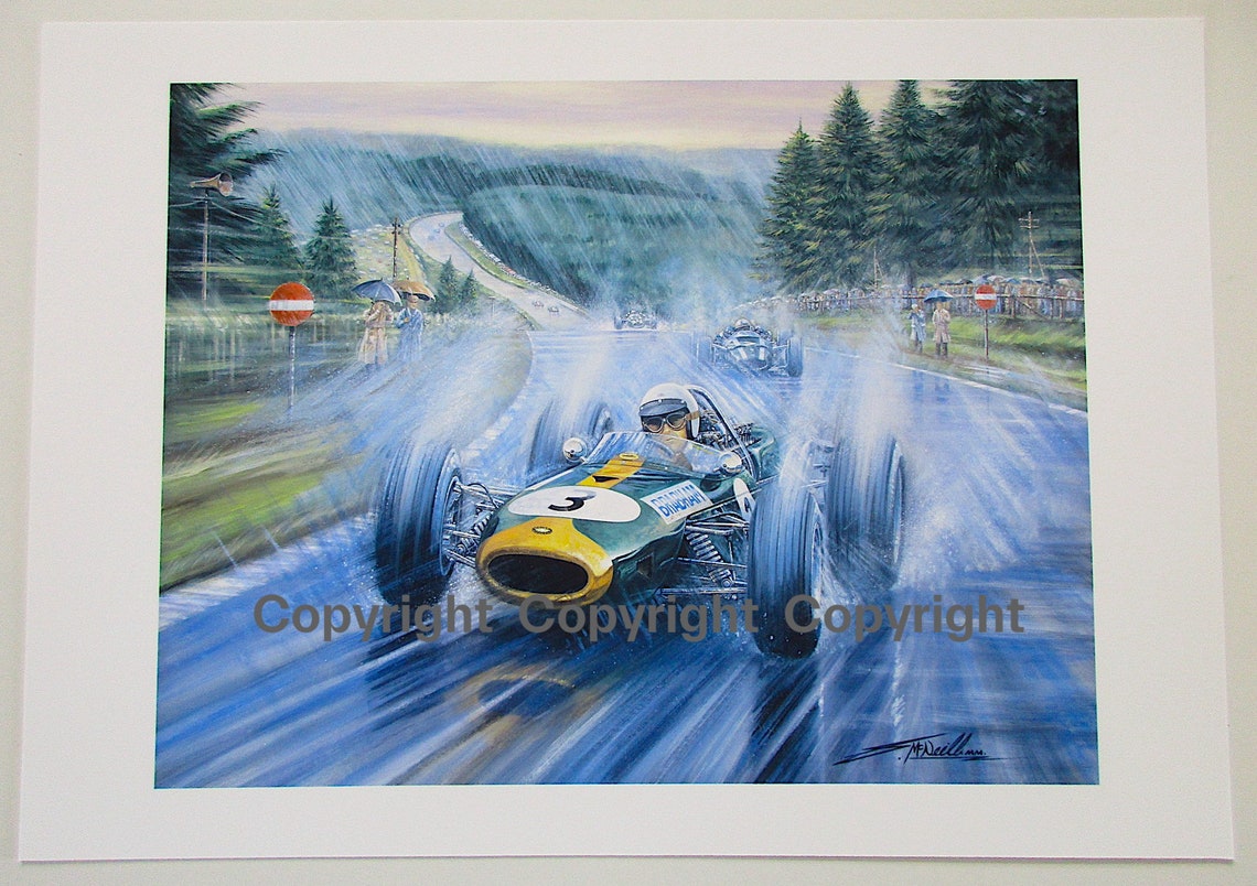 1966 Nürburgring Grand Prix Print - Etsy